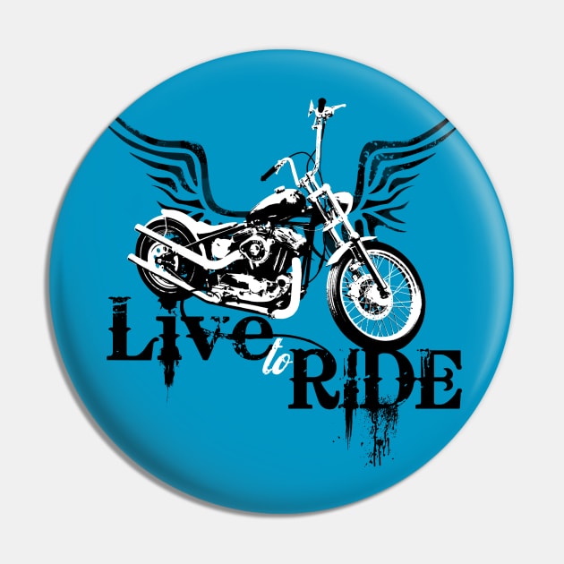Live to Ride Pin by Siegeworks