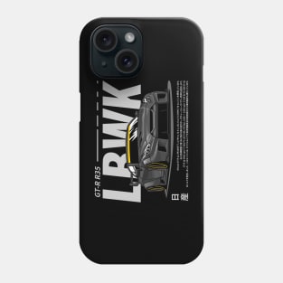 JDM car Nissan GTR R35 Black Phone Case