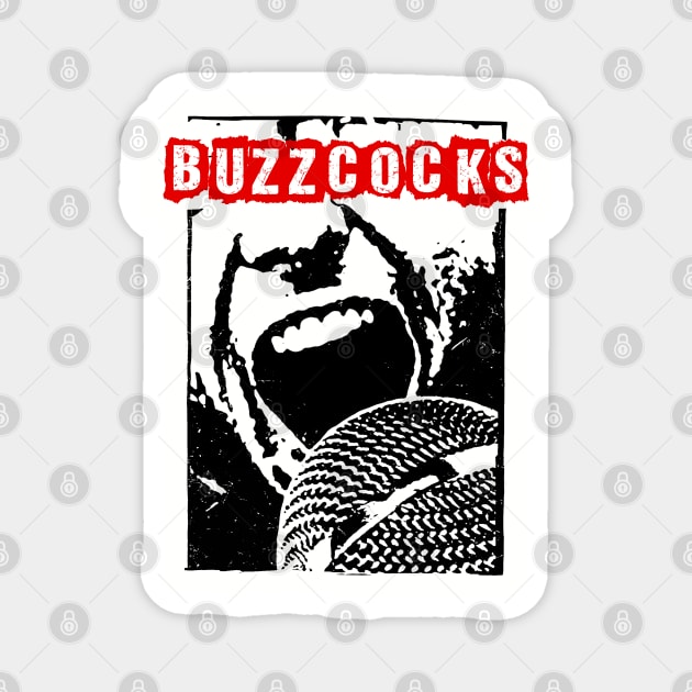 buzcoocks ll rock and scream Magnet by pixel agency