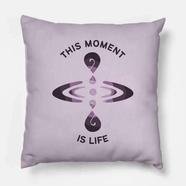 Mindfulness Symbol Pillow by Slightly Unhinged