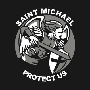 Saint Michael Protect Us T-Shirt
