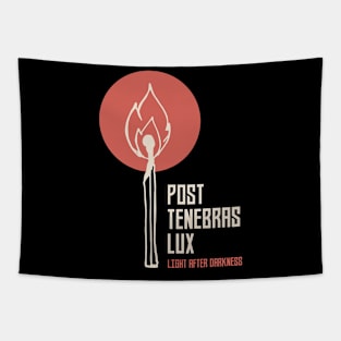 Post tenebras lux Tapestry