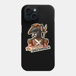 Guard french bulldog Phone Case