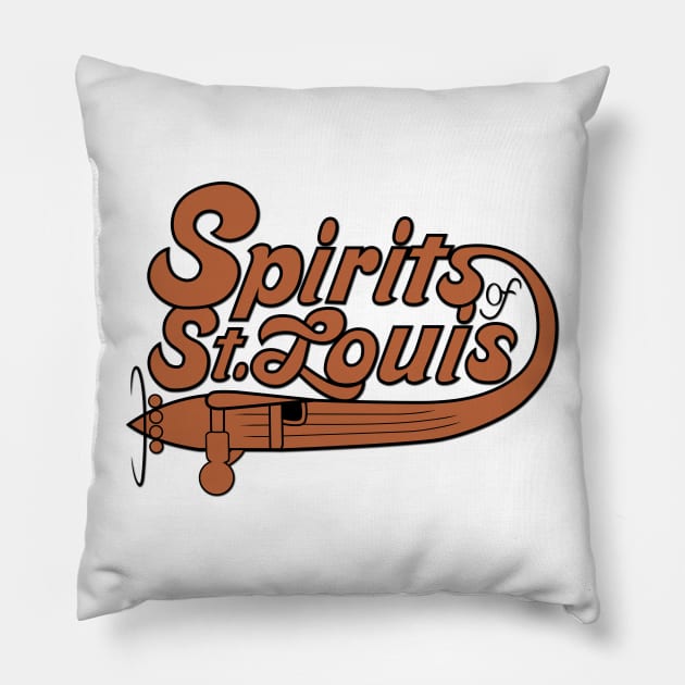 DEFUNCT - SPIRITS OF ST. LOUIS Pillow by LocalZonly