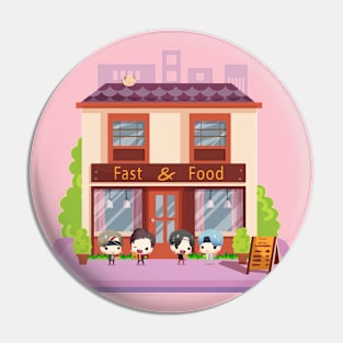 BTS Cafe Edition! Pin