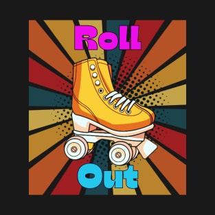 roller skate retro T-Shirt