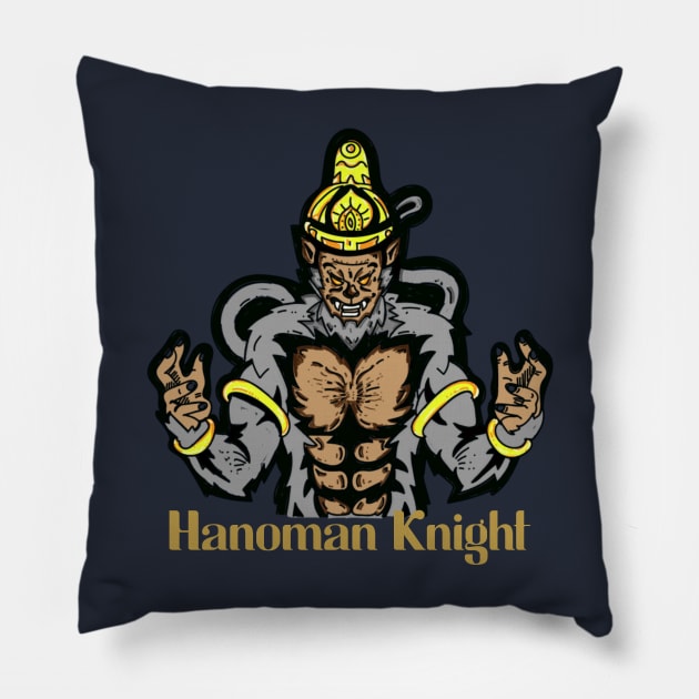 Hanoman the Monkey Warrior Pillow by RiyanRizqi