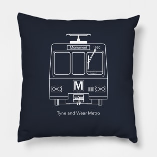 Tyne and Wear Metro Pillow
