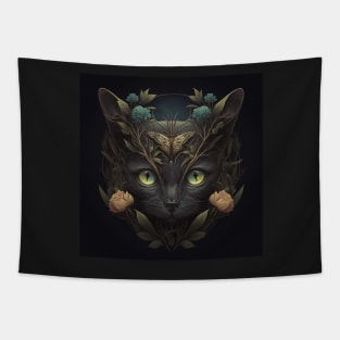 black cat magic Tapestry