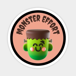 Spooky Monster Halloween Magnet