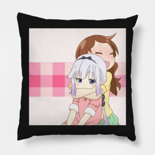 Saikawa Hugging a Kanna Pillow