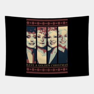 golden girls - have a golden christmas Tapestry