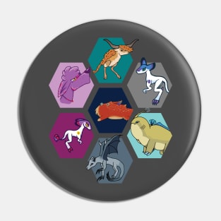 Creatures - El Pufo, Gulp, Tuem, Tuto, Hyland Jerboa, Hypnotic, Ying :: Imaginary Creatures Pin