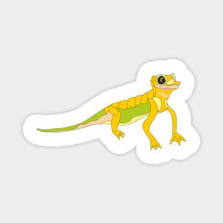 Yellow Lizard Magnet