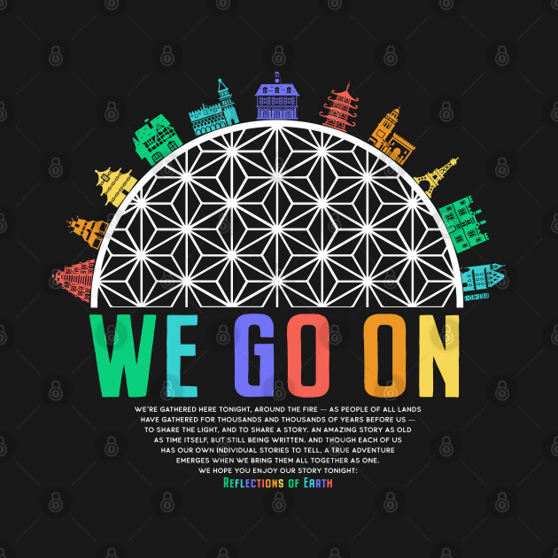 We Go On - colorful IllumiNations inspired art by Kelly Design Company by KellyDesignCompany