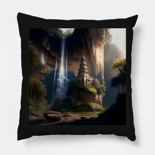 Mystical Waterfall Pillow