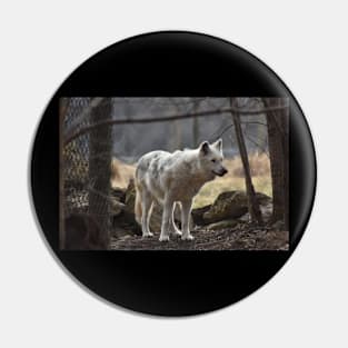 White Wolf Pin