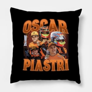 Oscar Piastri Collage Pillow