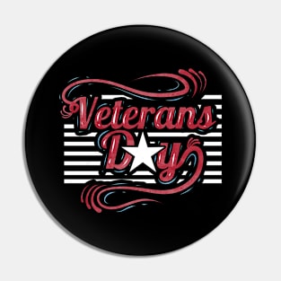 Logo For Veterans Day Pin