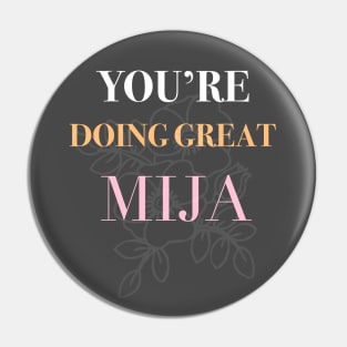 You are doing great Mija Pin