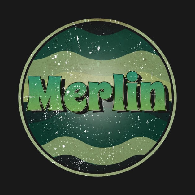 Great Merlin Gift Design Proud Name Birthday 70s 80s 90s by Gorilla Animal