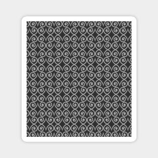 swirl vector seamless pattern Magnet