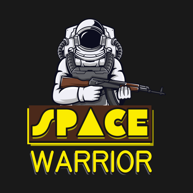 Space Soldier Astronaut Warrior by Foxxy Merch