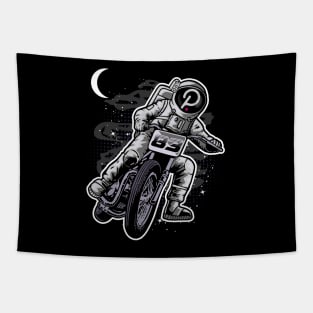 Astronaut Motorbike Polkadot DOT To The Moon Crypto Token Cryptocurrency Wallet Birthday Gift For Men Women Kids Tapestry