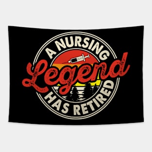 A Nursing Legend Has Retired T shirt For Women Tapestry