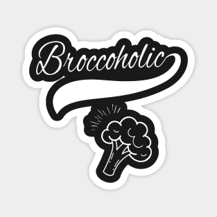 Broccoholic Design, Vegan Gift, Vegetarian Design Gift - Cute Gift For Vegan People Magnet