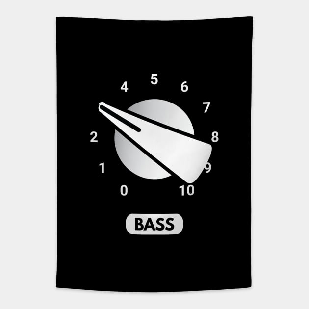 Guitar Amplifier Bass Knob Tapestry by nightsworthy