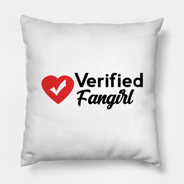 Verified fangirl Pillow by Bookish merch shop