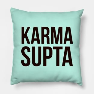 Karma Supta, Yoga Practice, Karma Design Pillow