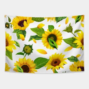 new watercolor sunflower 1 Tapestry