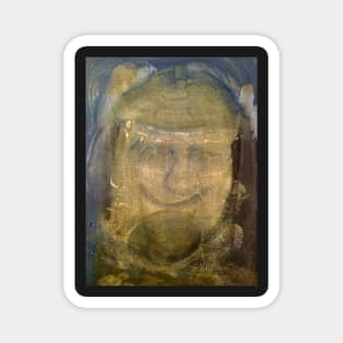 Gold Buddha Painting Magnet