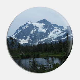 Mt Baker Washington State Nature Photography Pacific Northwest Pin