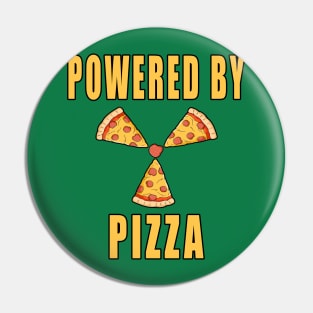 Powered By Pizza Pin