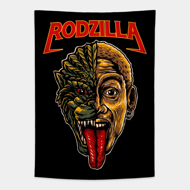 rodzilla Tapestry by sober artwerk