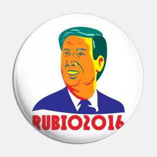 Marco Rubio President 2016 Republican Retro Pin