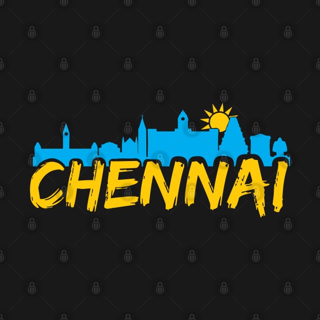 I love Madras Chennai Tamil Language Quote by alltheprints