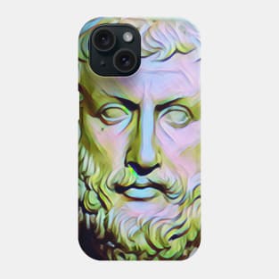 Parmenides of Elea Colourful Portrait | Parmenides of Elea Artwork 6 Phone Case