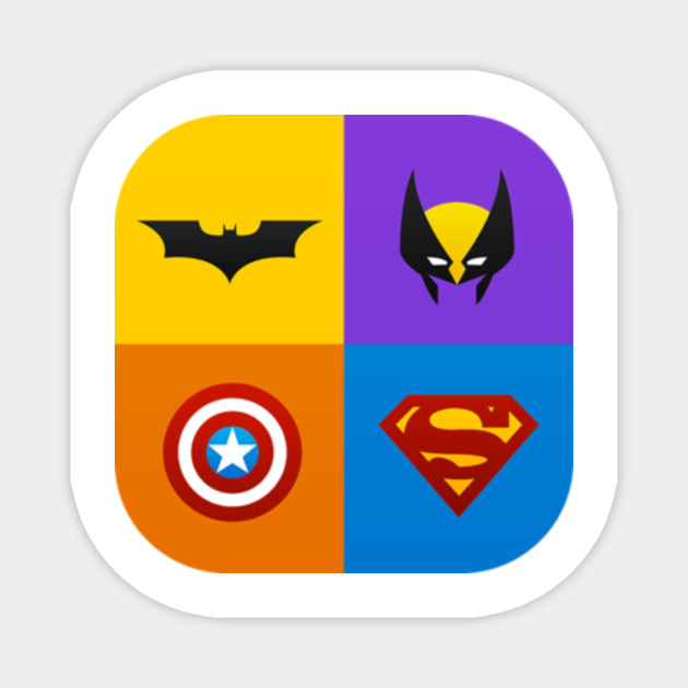 Marvel Superhero Logo Avengers Magnet Teepublic Au