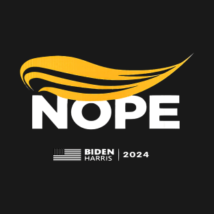 Trump Nope Biden Harris 2024 Election T-Shirt