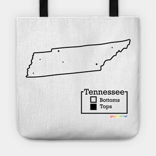 Tennessee Bottoms / Tops Map Tote