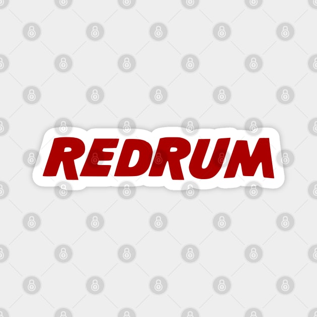 Redrum Magnet by Solenoid Apparel