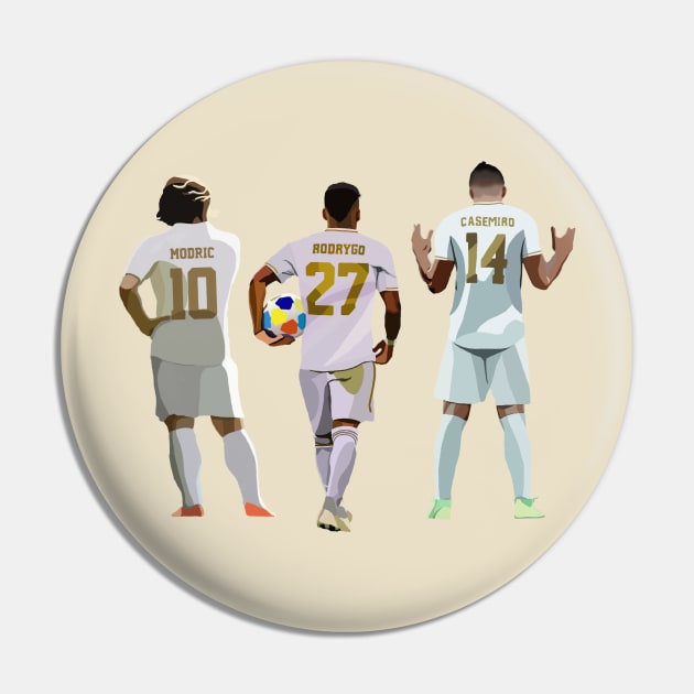 Real Madrid Trio Pin by Webbed Toe Design's