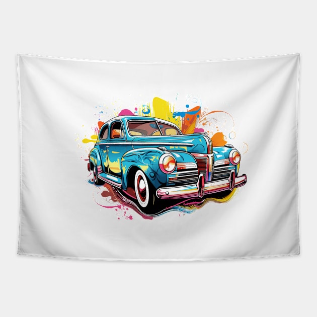 classic car Tapestry by gblackid