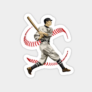 Baseball retro Magnet