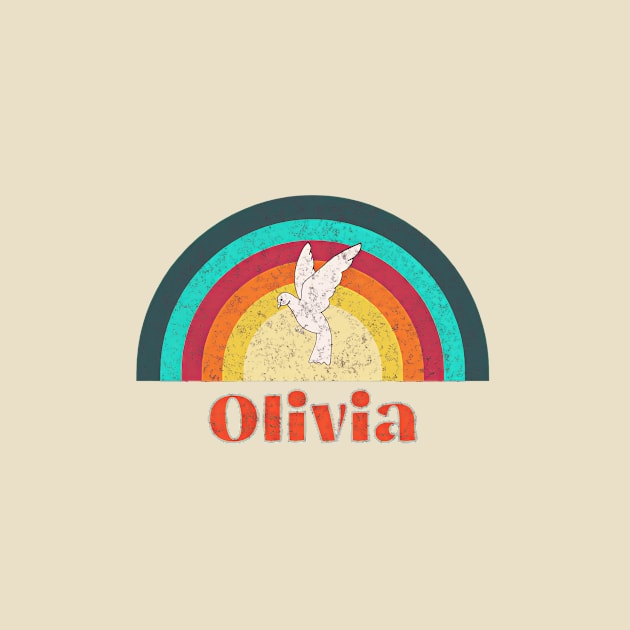 Olivia- Vintage Faded Style by Jet Design