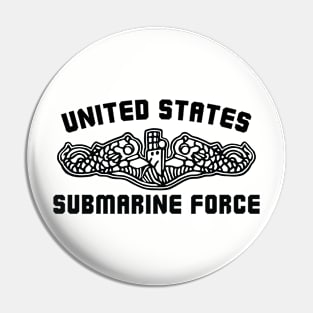 United States Submarine Force Blk Pin